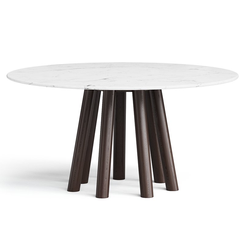 Contemporary Round Dining Table - Image 1