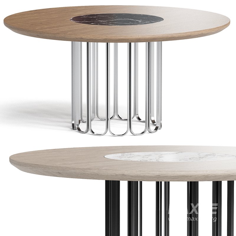 CHERYL Table with Lazy Susan By Laskasas - Image 3