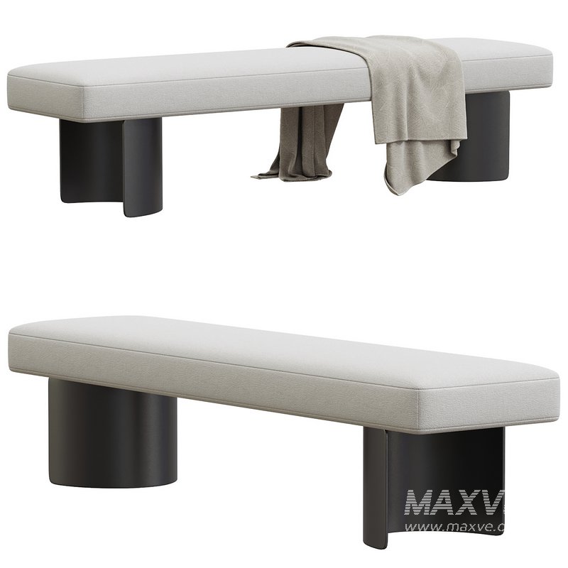 Raelee Metal Legs Bench - Image 1