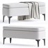 Ameelya Polyester Upholstered Storage Bench - Thumbnail 1