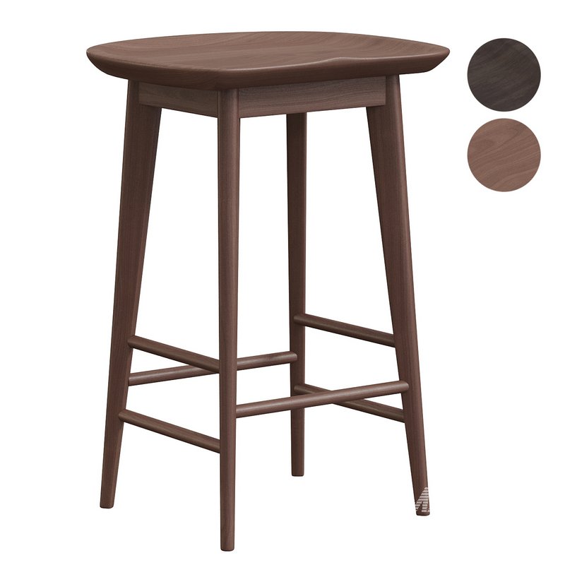 Pedrick Solid Wood Stool - Image 3
