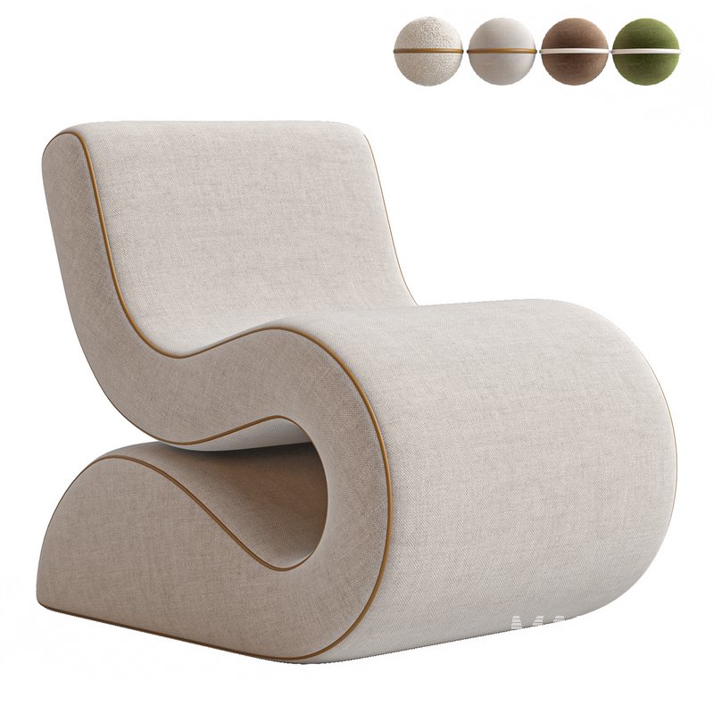 Senna Chair, Cream - Image 1