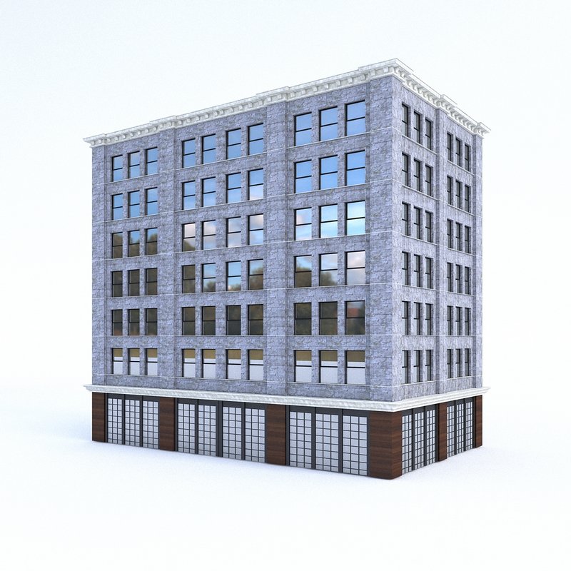 3D Buildings City Set model - Image 5