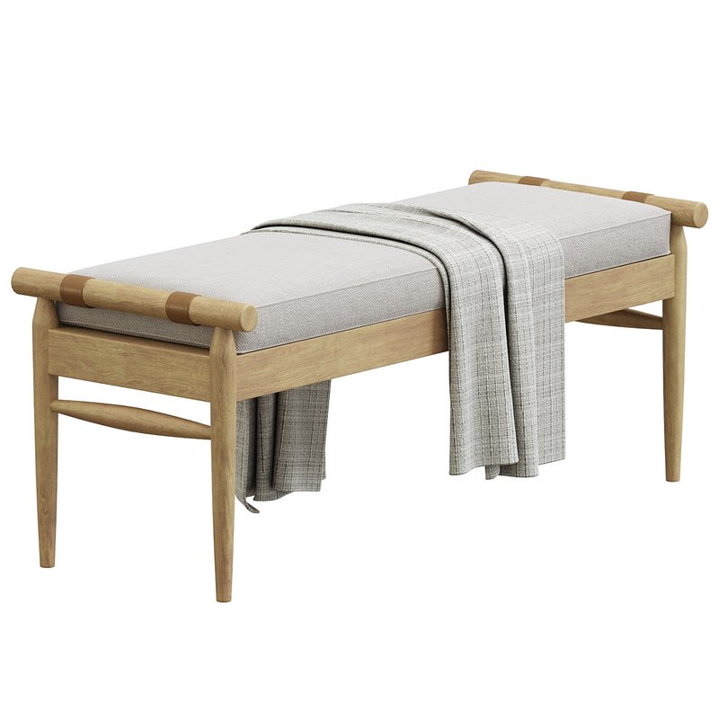 Bench Oatmeal Hearth Hand - Image 2