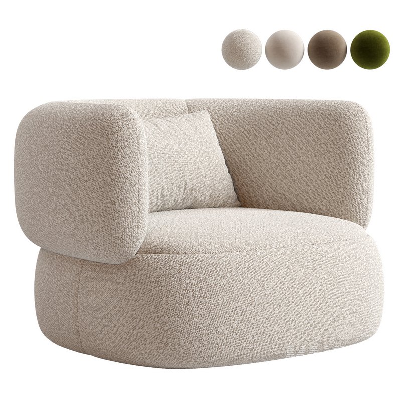 Martina swivel armchair - Image 1