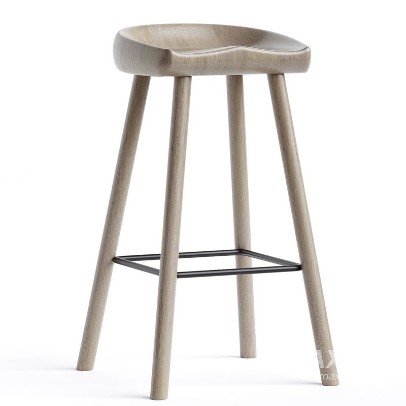 Barrett bar Stool, Natural Matte - Image 2