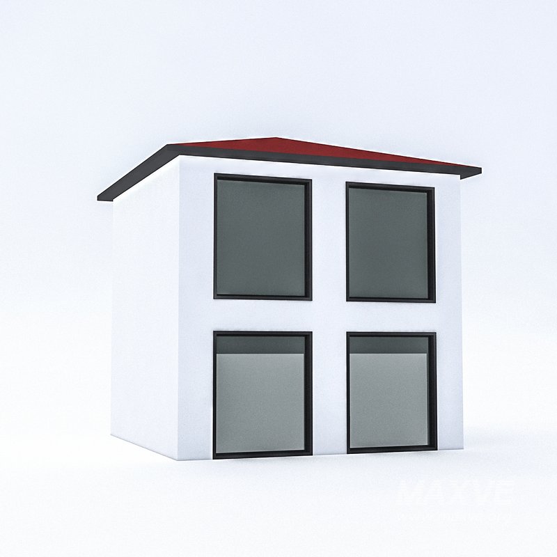 Cartoon Boildings Pack 3D model - Image 5