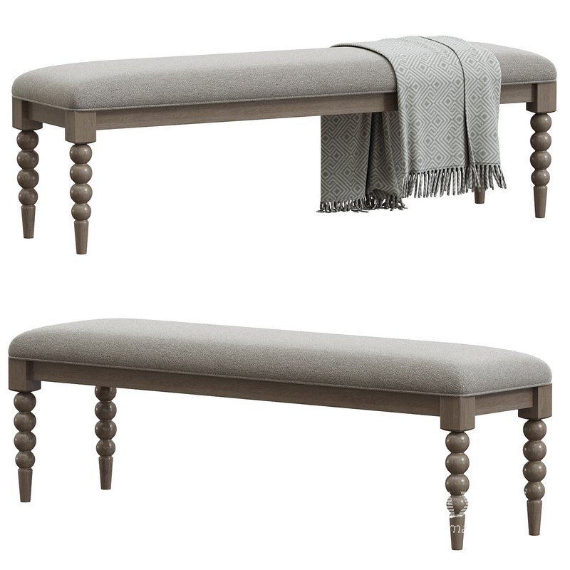 Romilly Dining bench by Willows Collection - Image 1