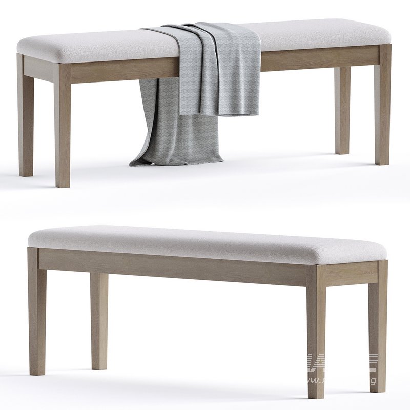 Whipkey Solid Wood Entryway Bench - Image 1