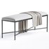 Aileen Polyester Upholstered Bench - Thumbnail 2