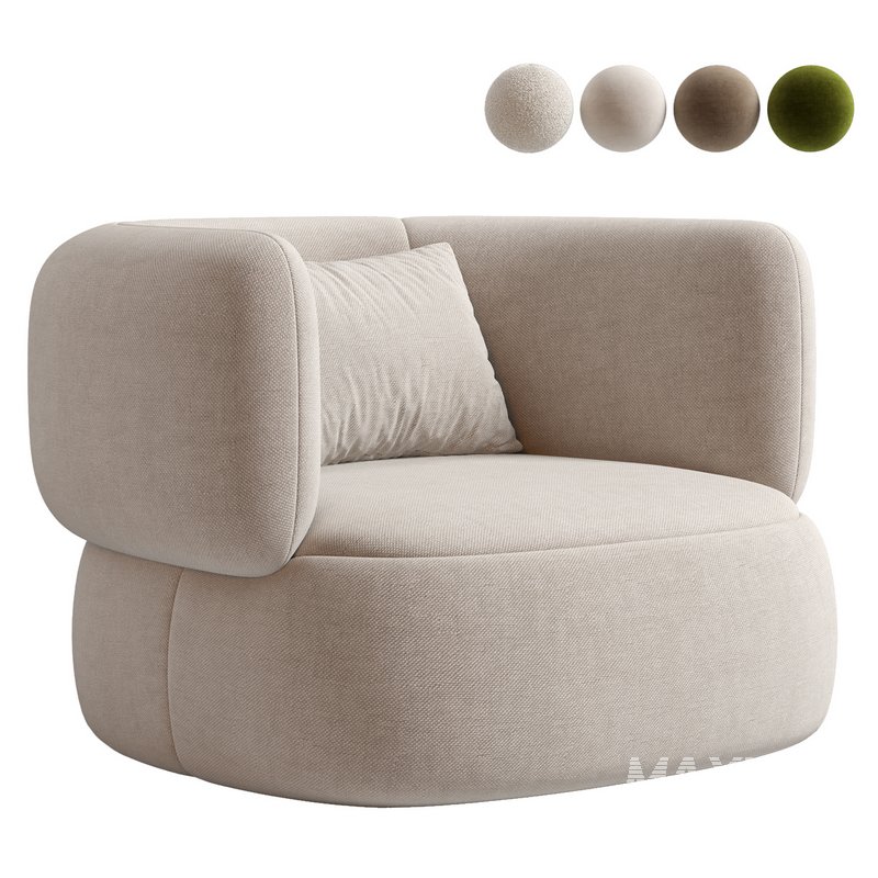 Martina swivel armchair - Image 2