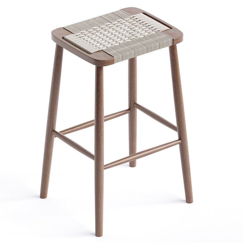 Solid Wood bar stool - Image 3