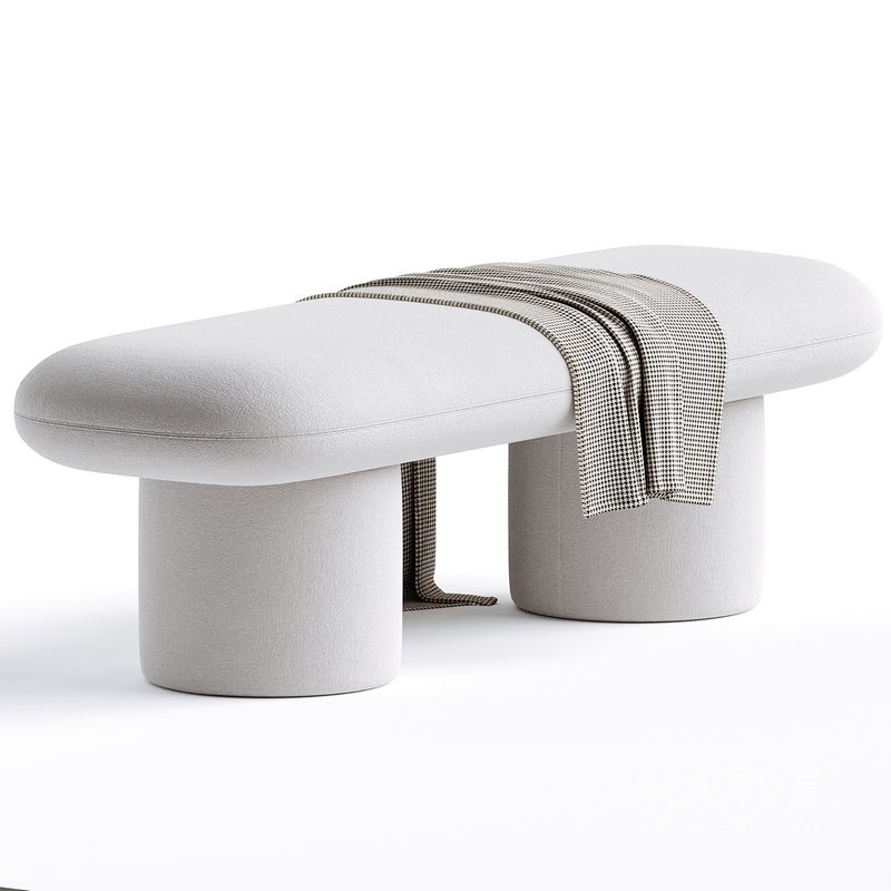 Anston Boucle Bench - Image 2