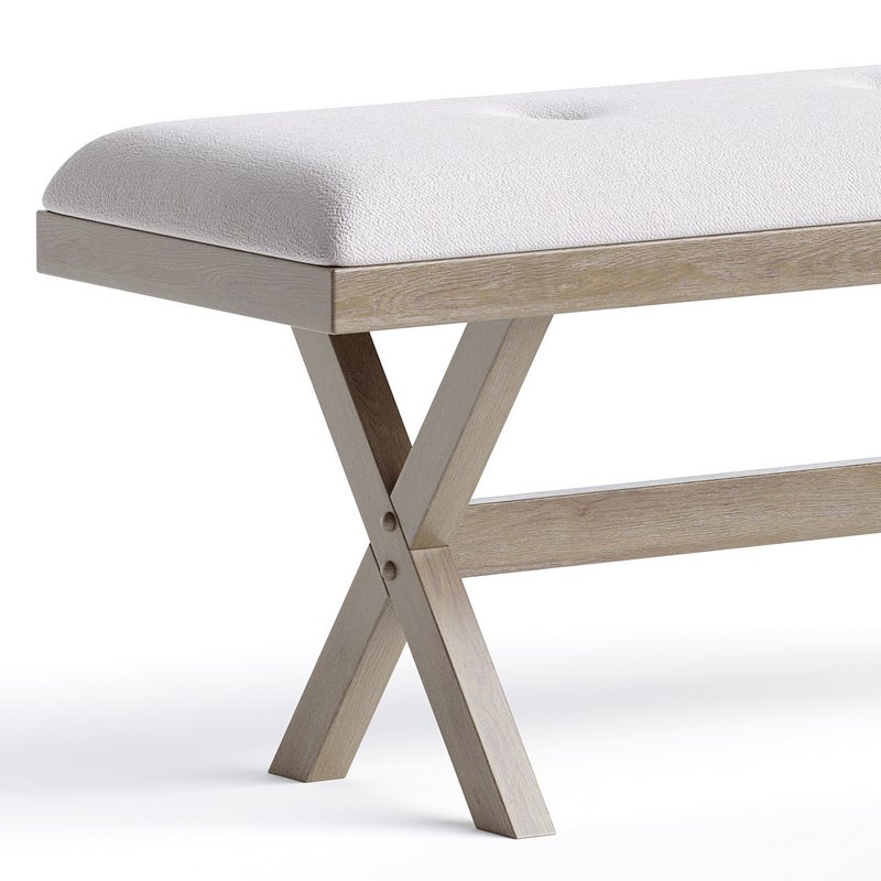 Raelyn Polyester Upholstered Bench - Image 2