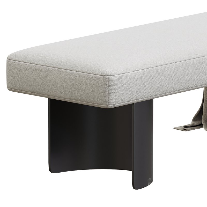 Raelee Metal Legs Bench - Image 3