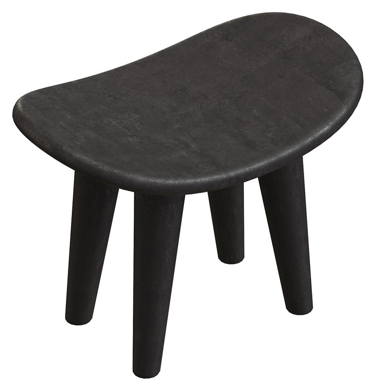 Malcolm Bench Black Concrete - Image 2