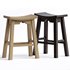 64SM Black Parsons Mahogany Barstool - Thumbnail 2