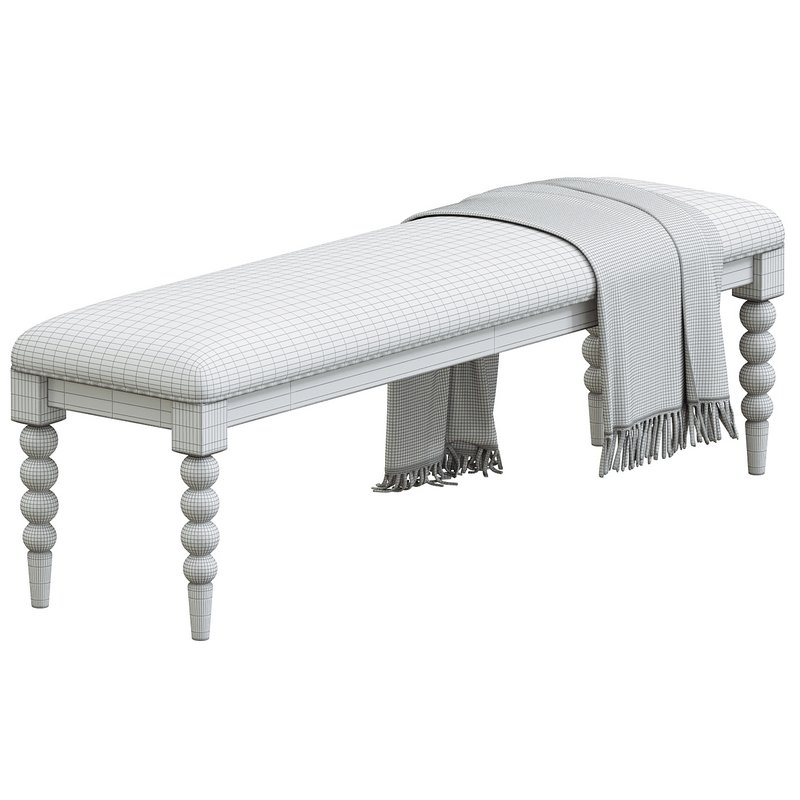 Romilly Dining bench by Willows Collection - Image 3
