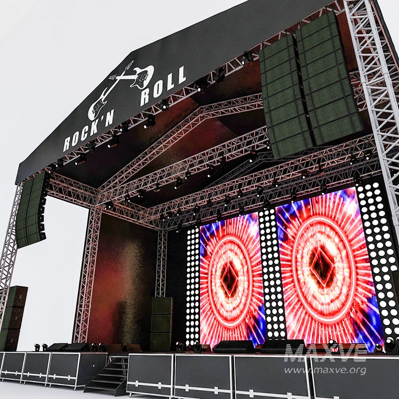 3D Concert Stage model - Image 4