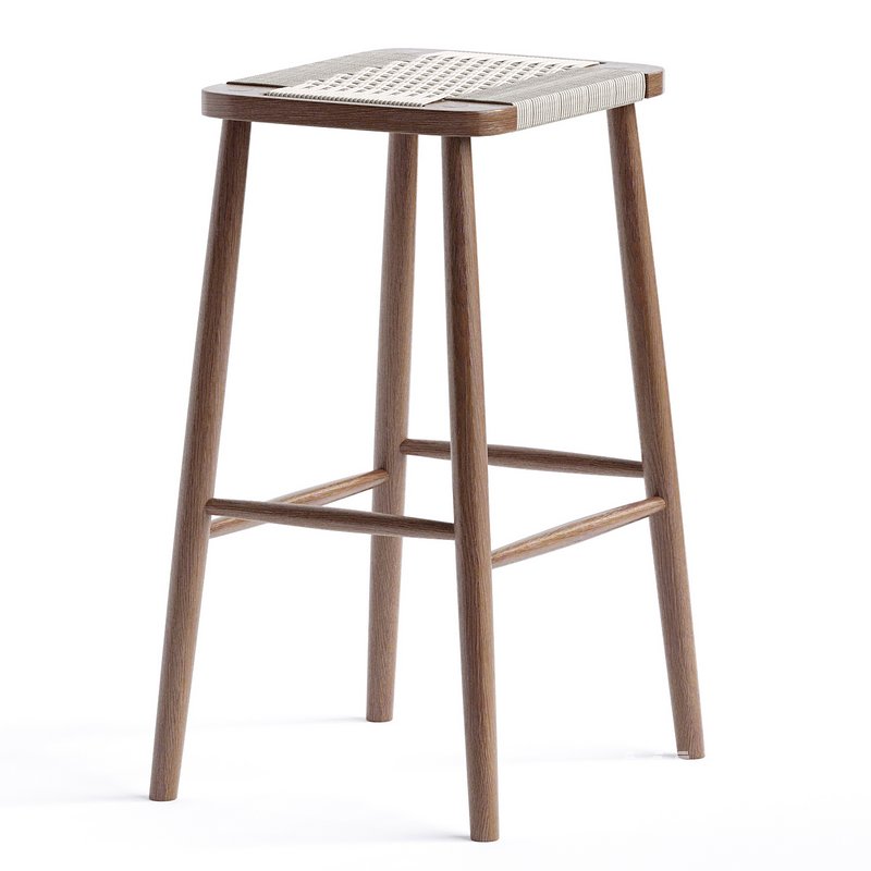 Solid Wood bar stool - Image 2