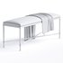 Aileen Polyester Upholstered Bench - Thumbnail 3