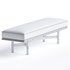 Stilt Contemporary Style Uplostered fabric bench by District Eight - Thumbnail 3