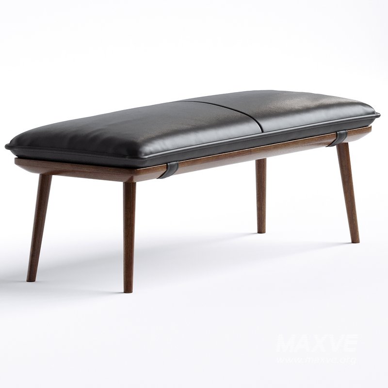 Lowene Genuine Leather Bench - Image 3