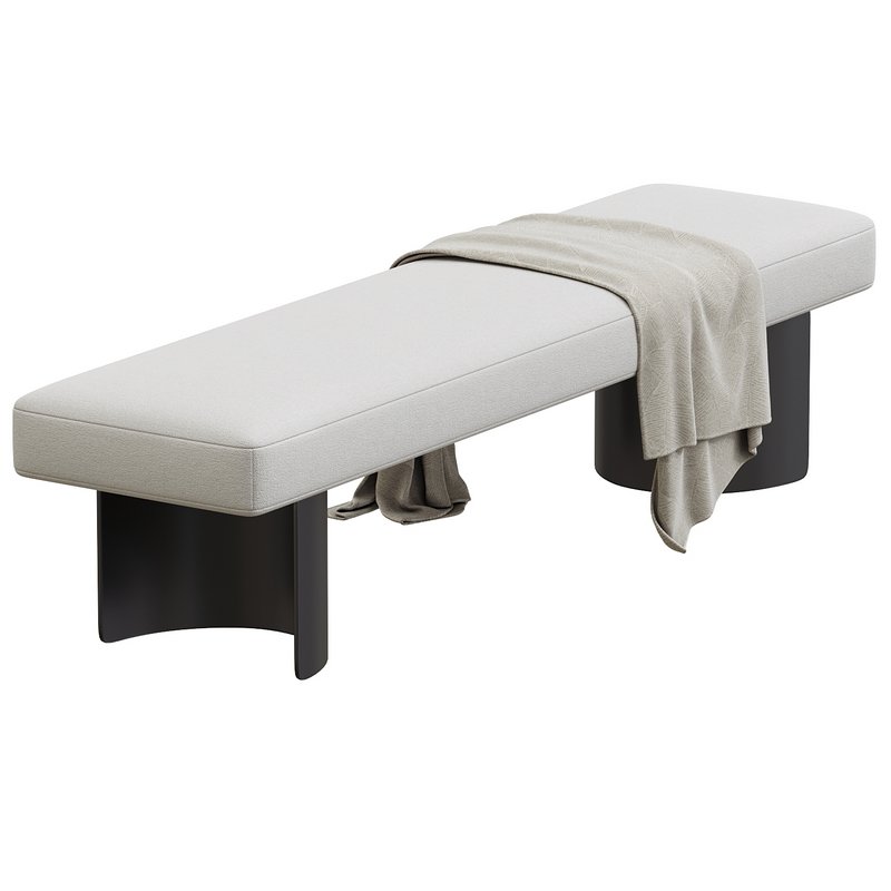 Raelee Metal Legs Bench - Image 2