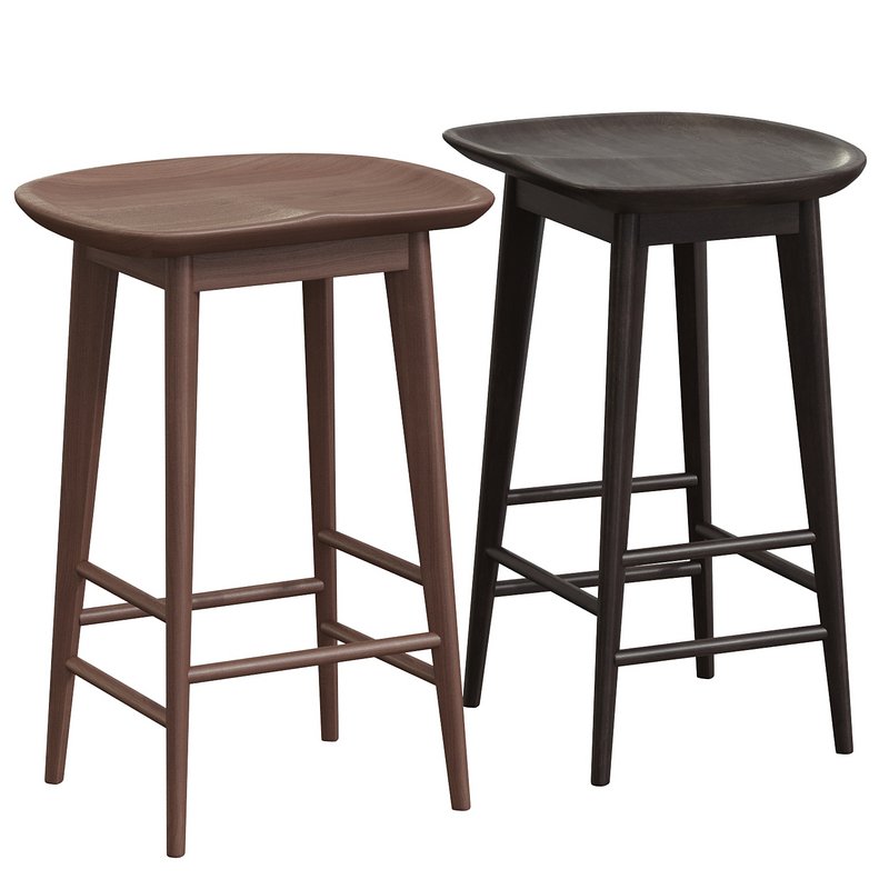 Pedrick Solid Wood Stool - Image 2