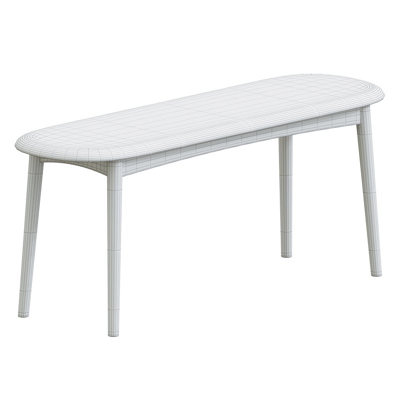 Passendale Solid Wood Bench - Image 3