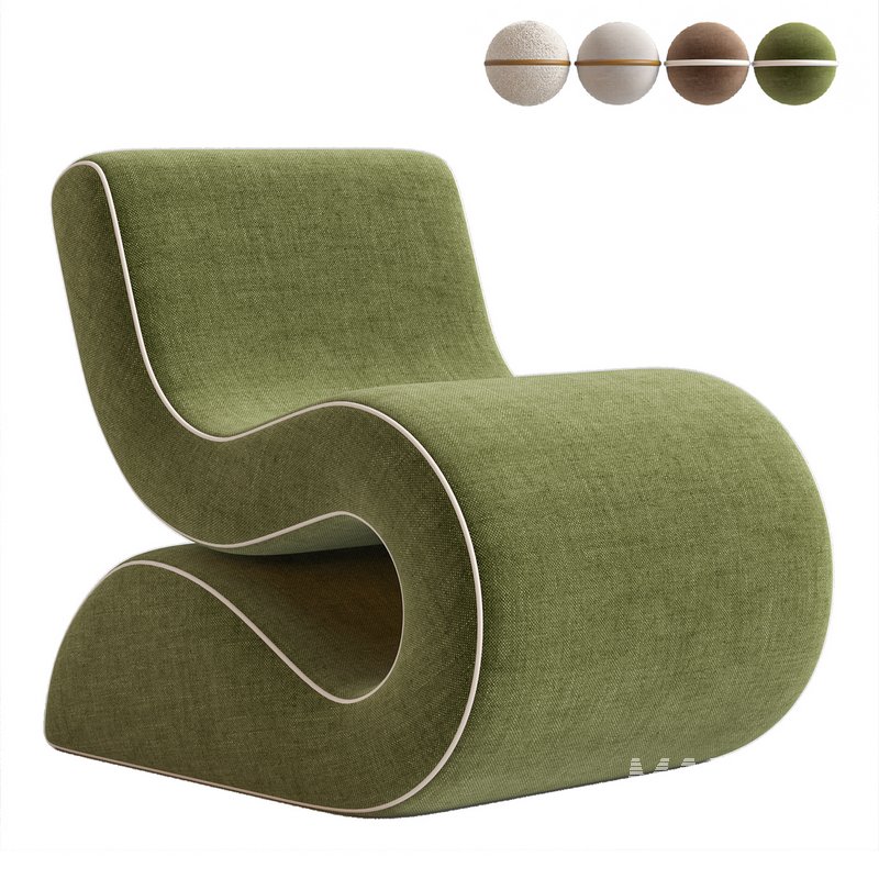 Senna Chair, Cream - Image 3