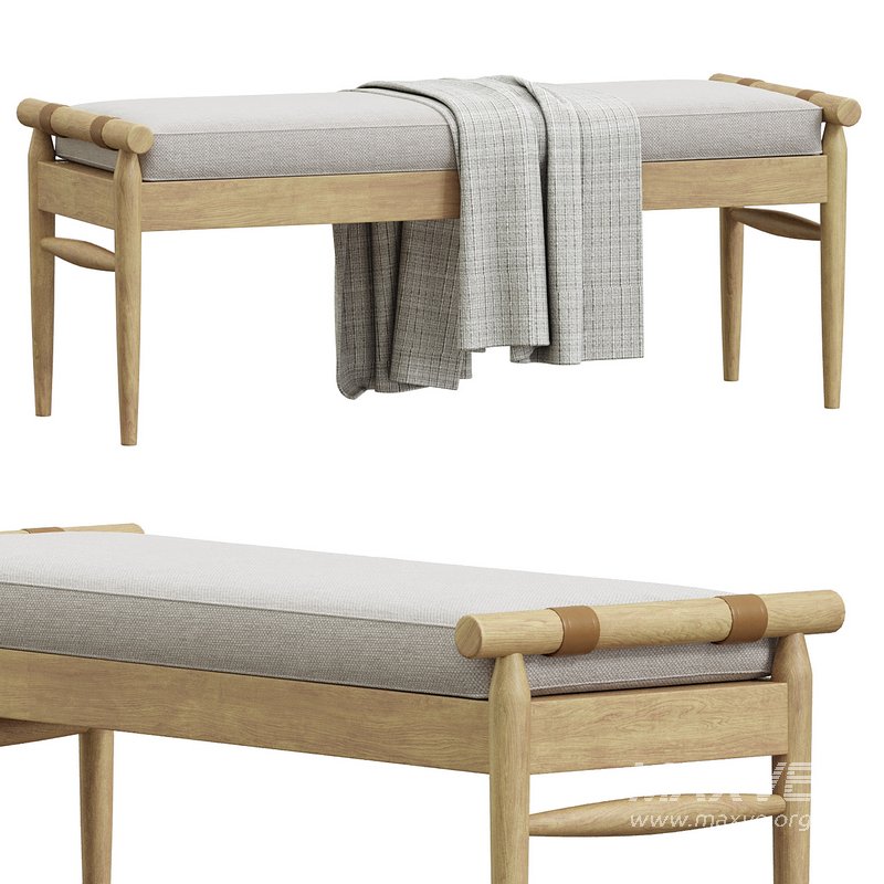 Bench Oatmeal Hearth Hand - Image 1