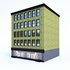 3D Buildings City Set model - Thumbnail 4