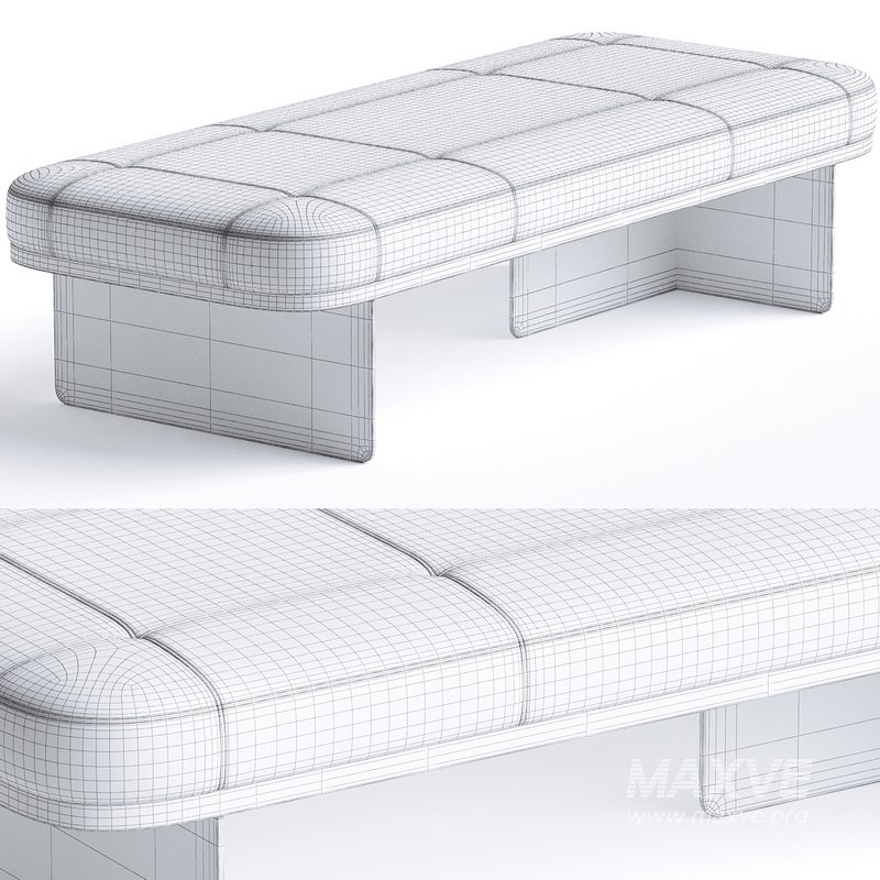 Bernhardt Design Elevation Bench - Image 4