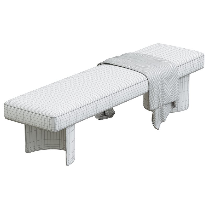 Raelee Metal Legs Bench - Image 4