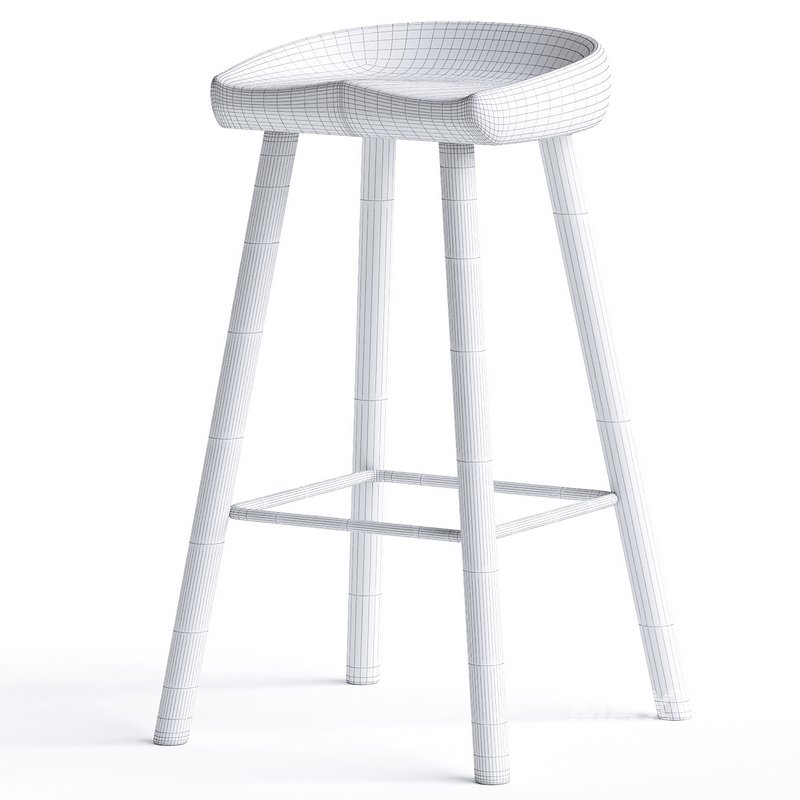 Barrett bar Stool, Natural Matte - Image 4