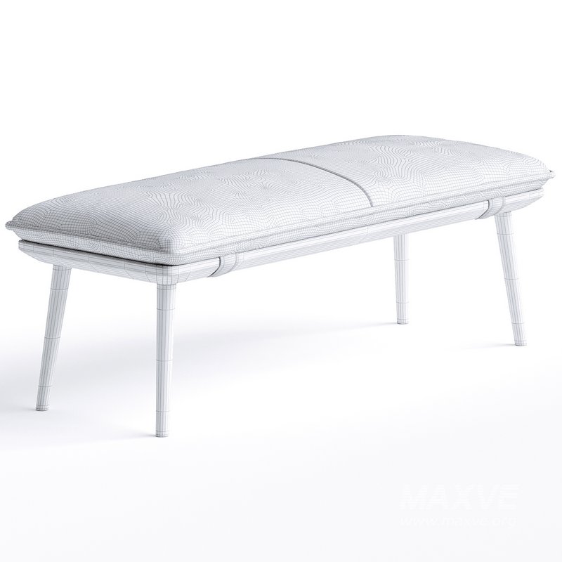 Lowene Genuine Leather Bench - Image 4