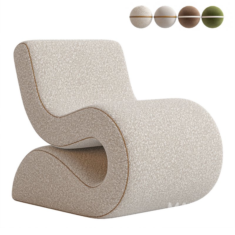 Senna Chair, Cream - Image 4