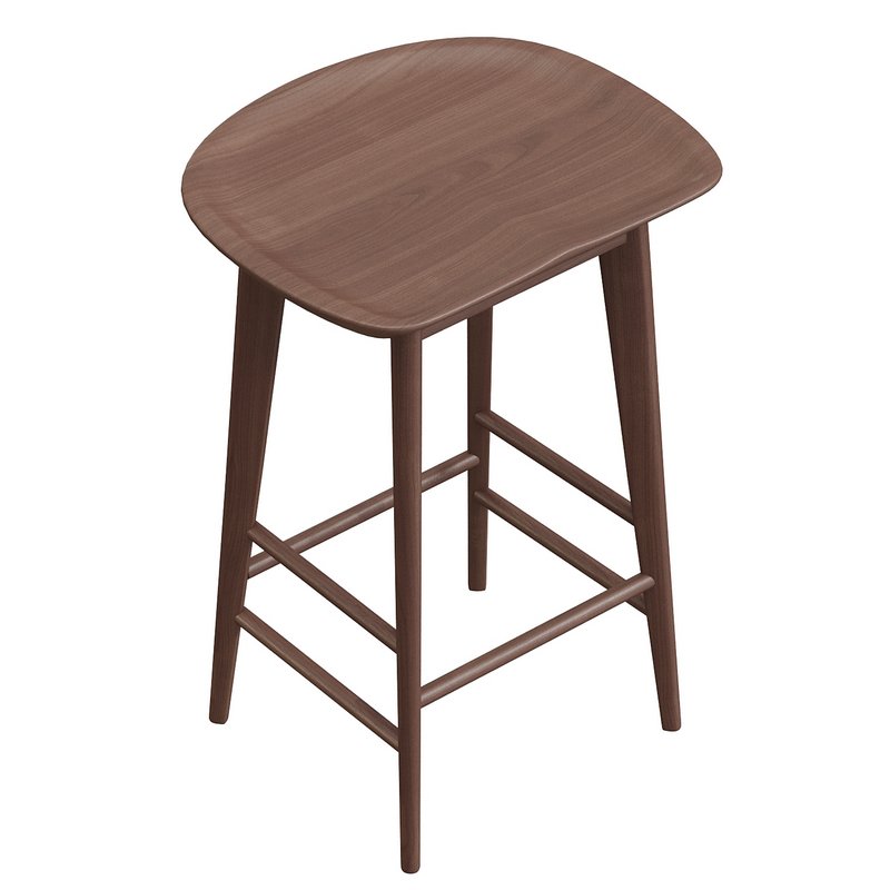 Pedrick Solid Wood Stool - Image 4