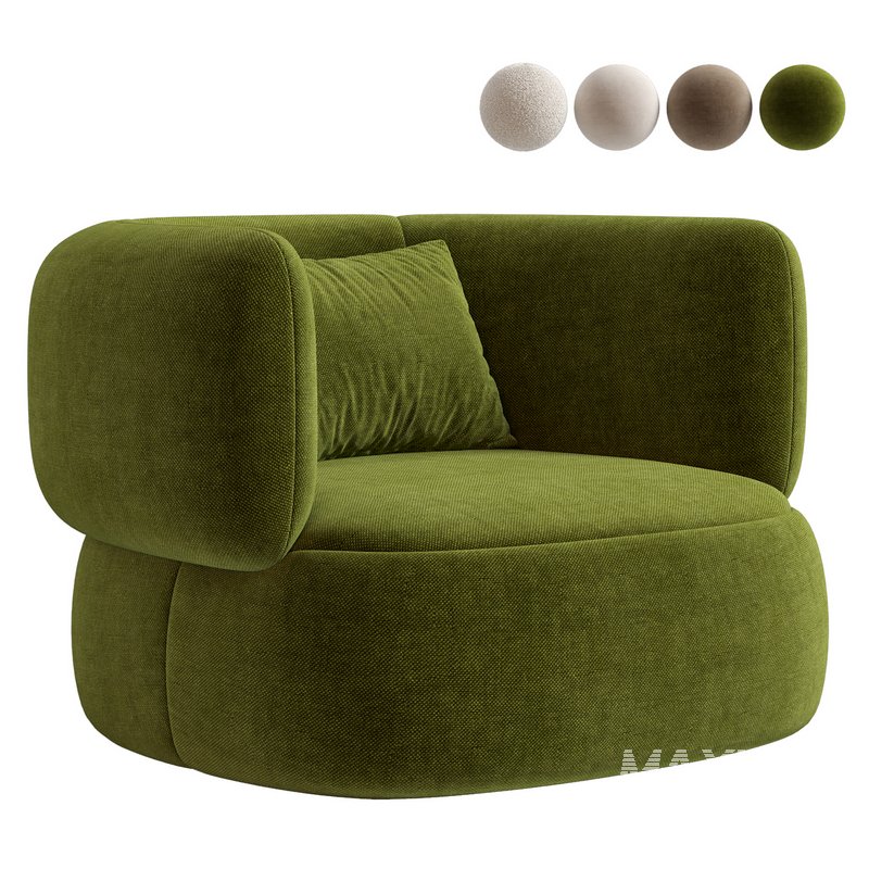Martina swivel armchair - Image 4