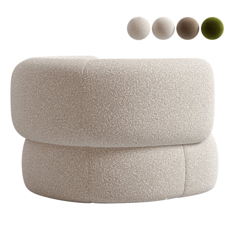 Martina swivel armchair - Image 5