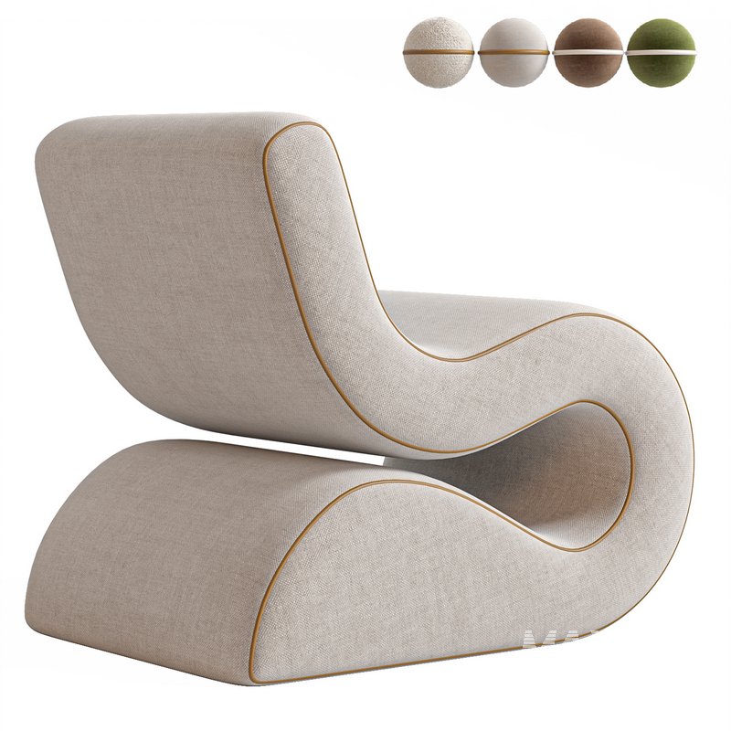 Senna Chair, Cream - Image 6