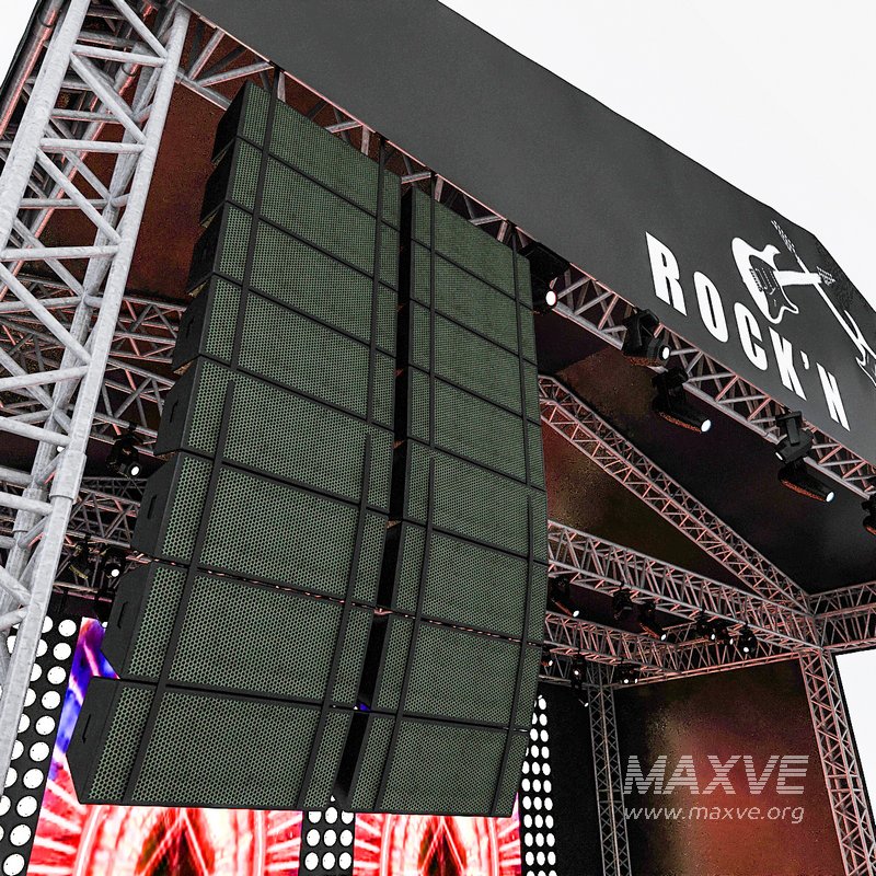 3D Concert Stage model - Image 3