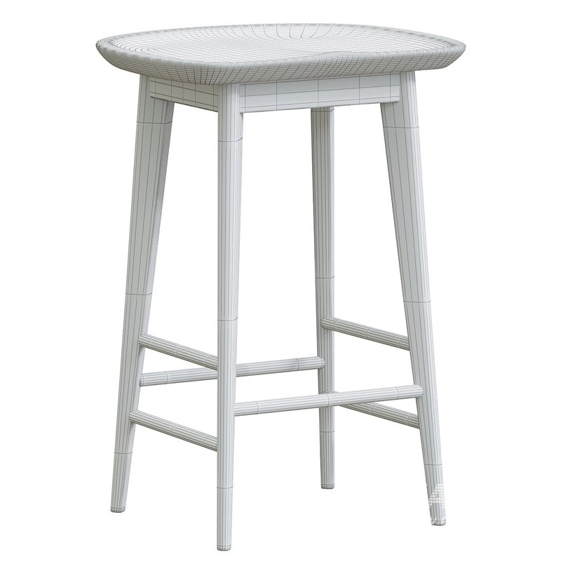 Pedrick Solid Wood Stool - Image 6
