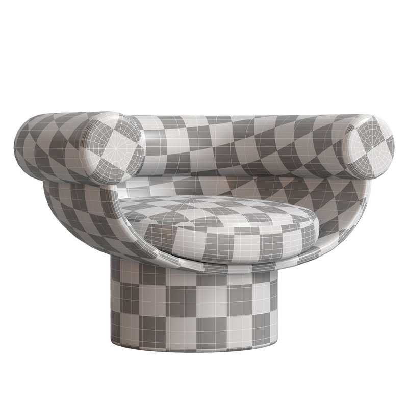 Armchair Bowl Wood Optio, Total Fabric Option - Image 6