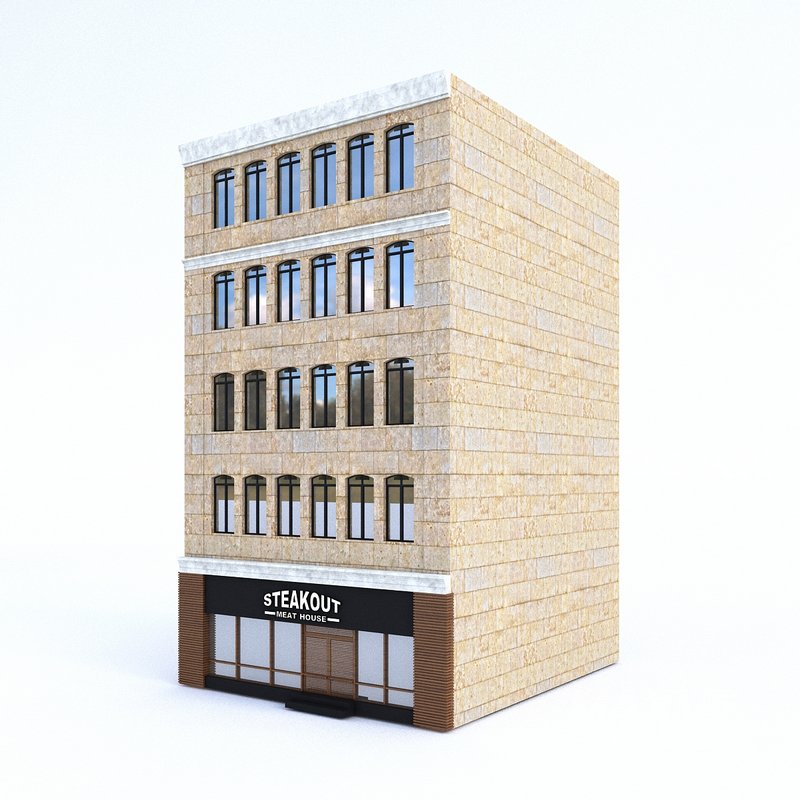 3D Buildings City Set model - Image 7