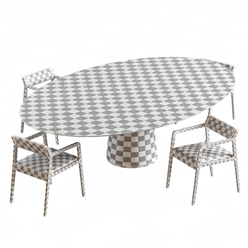 Dante Chair and MATERIC Table By Porro - Image 7