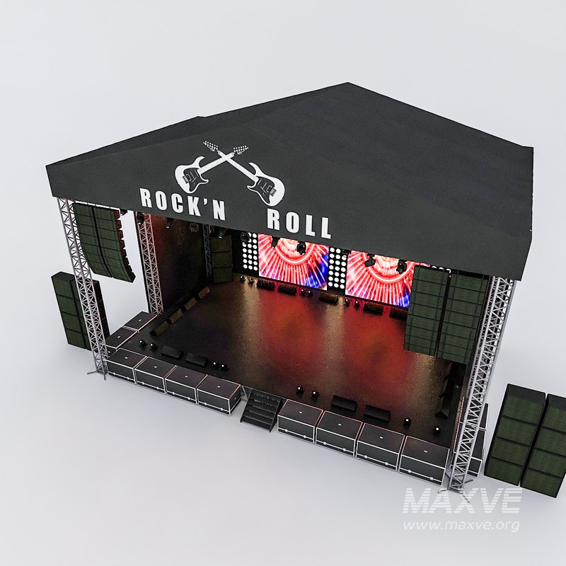 3D Concert Stage model - Image 6