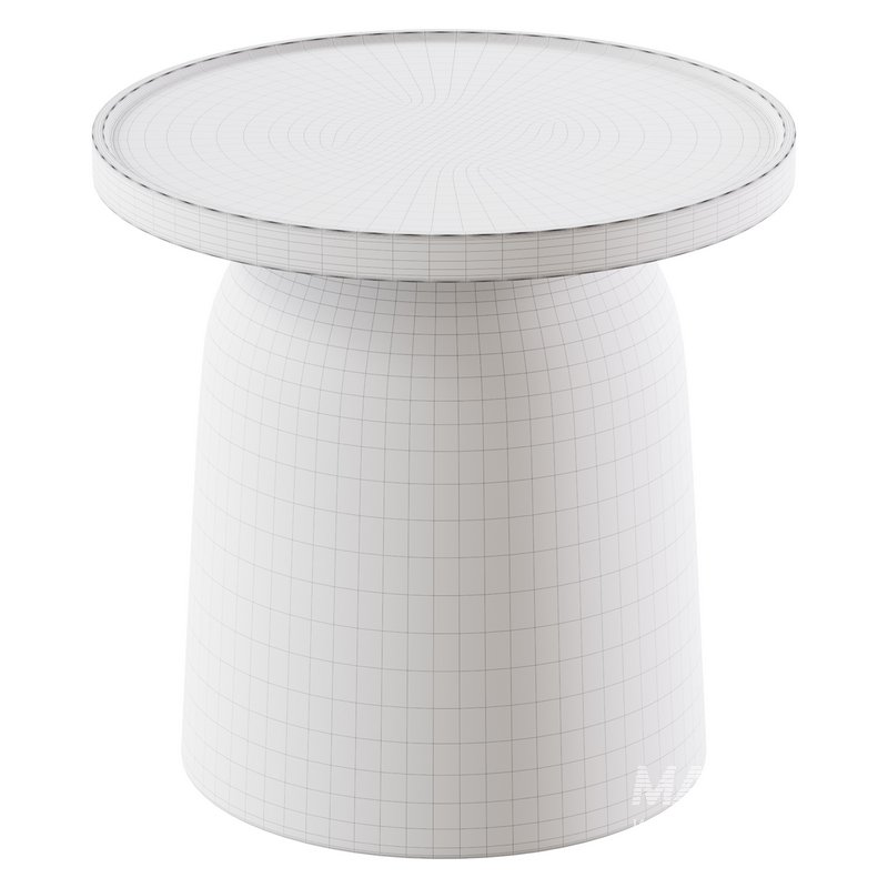 scandinavian small round coffee table - Image 8