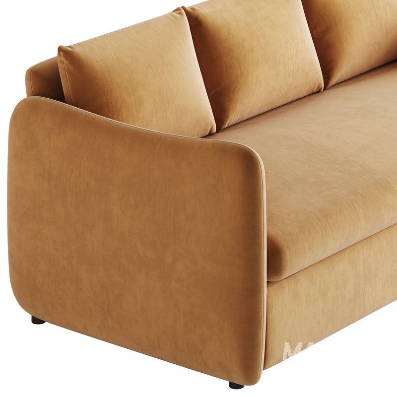 WHITE PERFORMANCE FABRIC SLEEPER SOFA - Image 12
